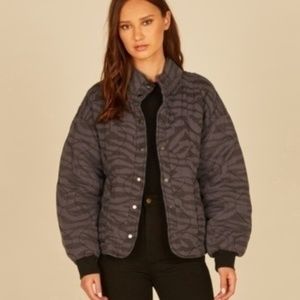 NEW Vintage Havana Quilted Jacket Small​​​​​​​​​​​​